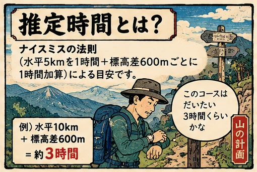 推定時間とは?のイラスト解説