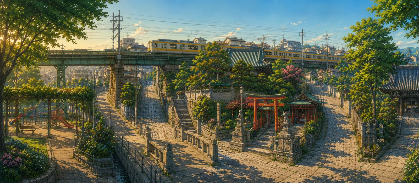 出羽坂のイラスト