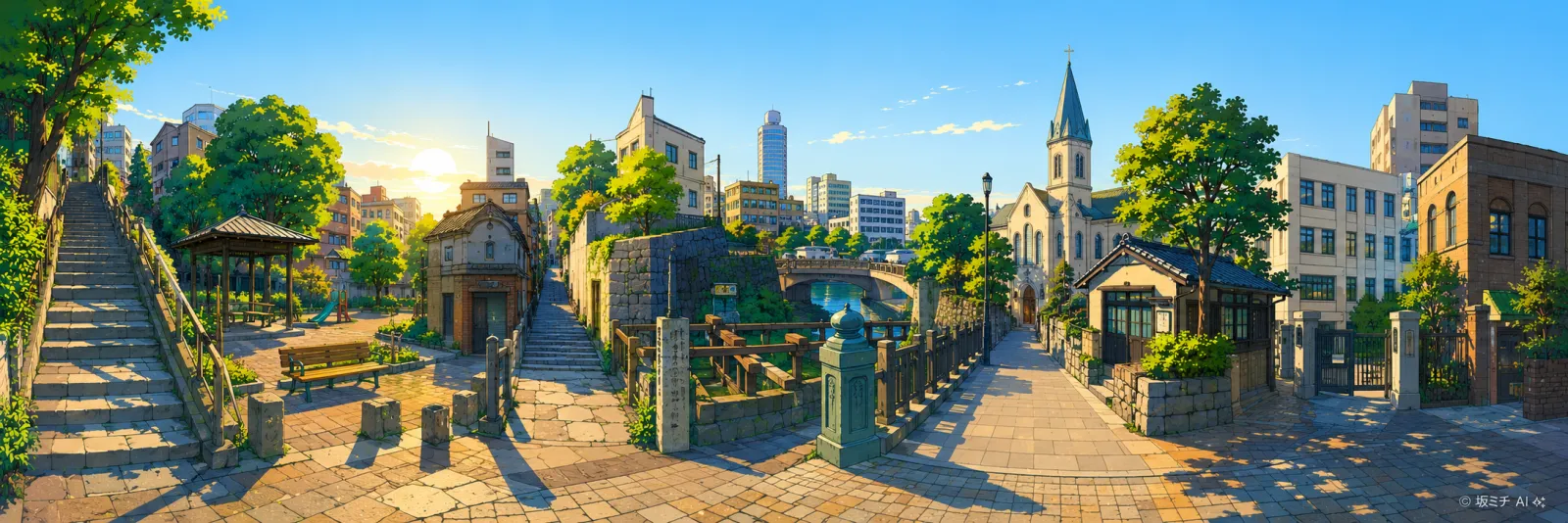 小栗坂のイラスト