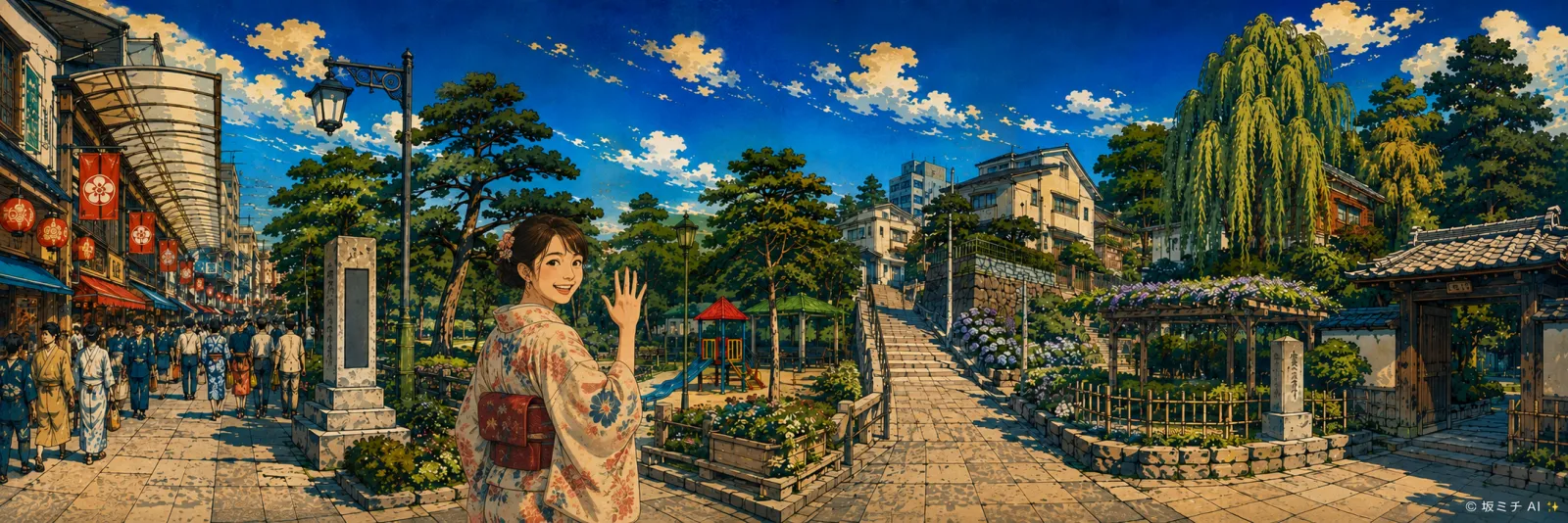 安養寺坂・標識・案内板