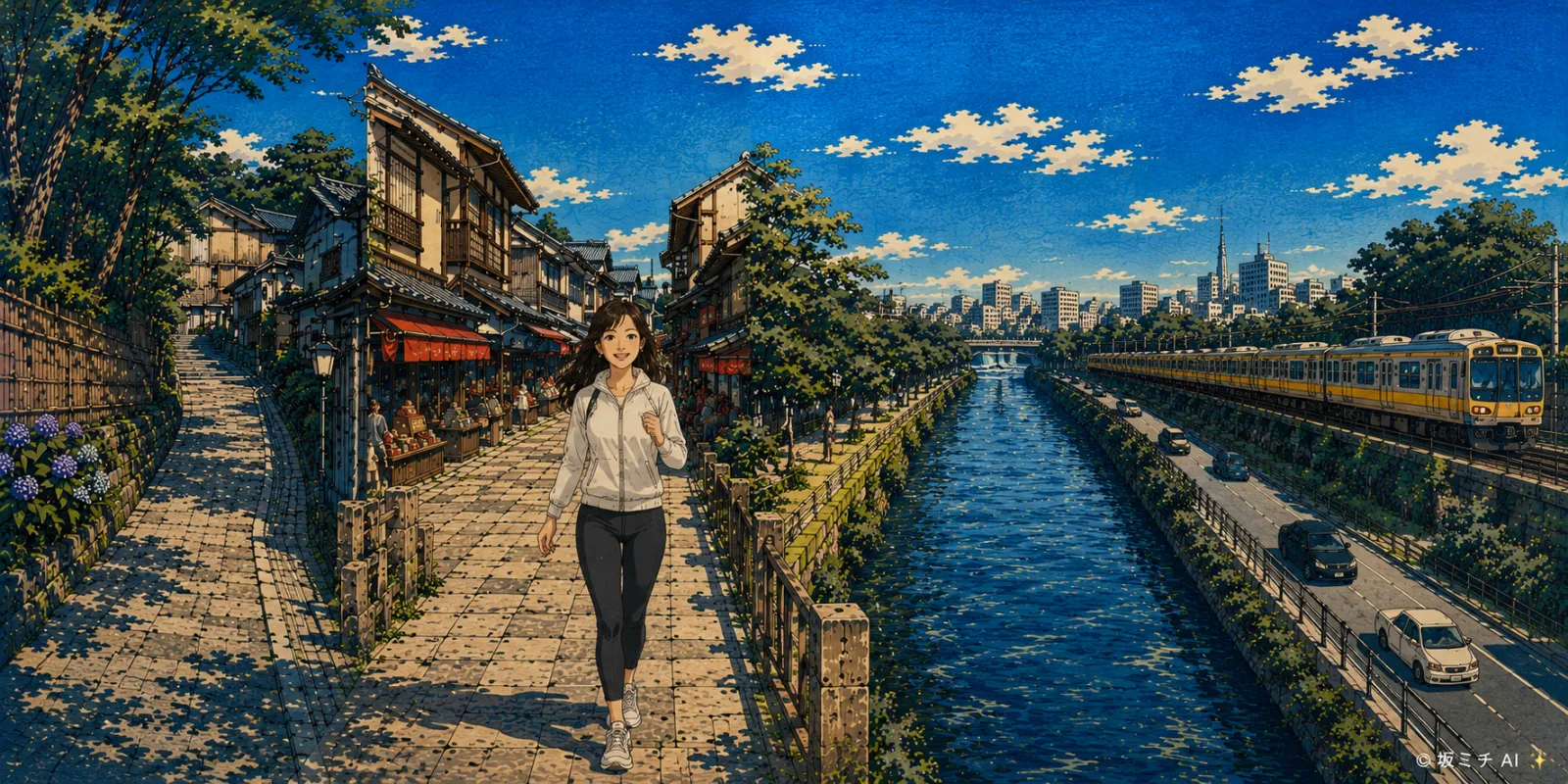 歌坂のイラスト