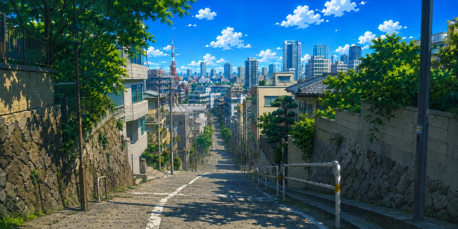 東京の坂道イメージ
